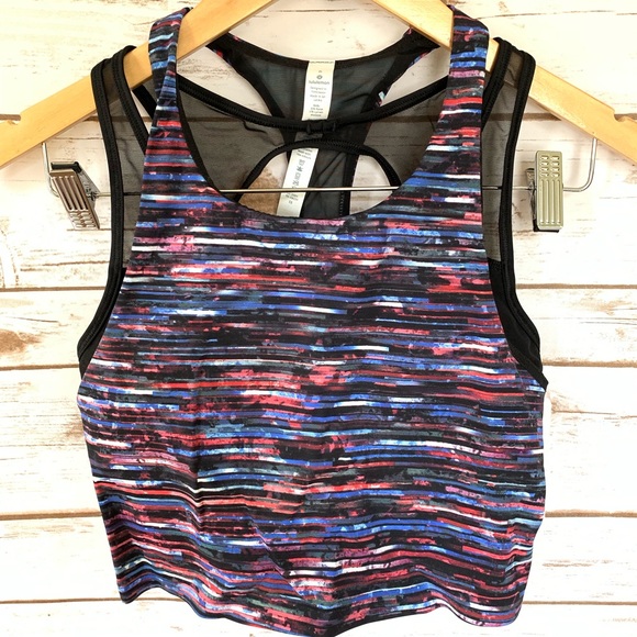 NWT lululemon break free tank hinshu alpine multi - Picture 2 of 4
